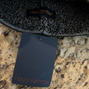 Louis Vuitton Black and Gray Knit Accessory